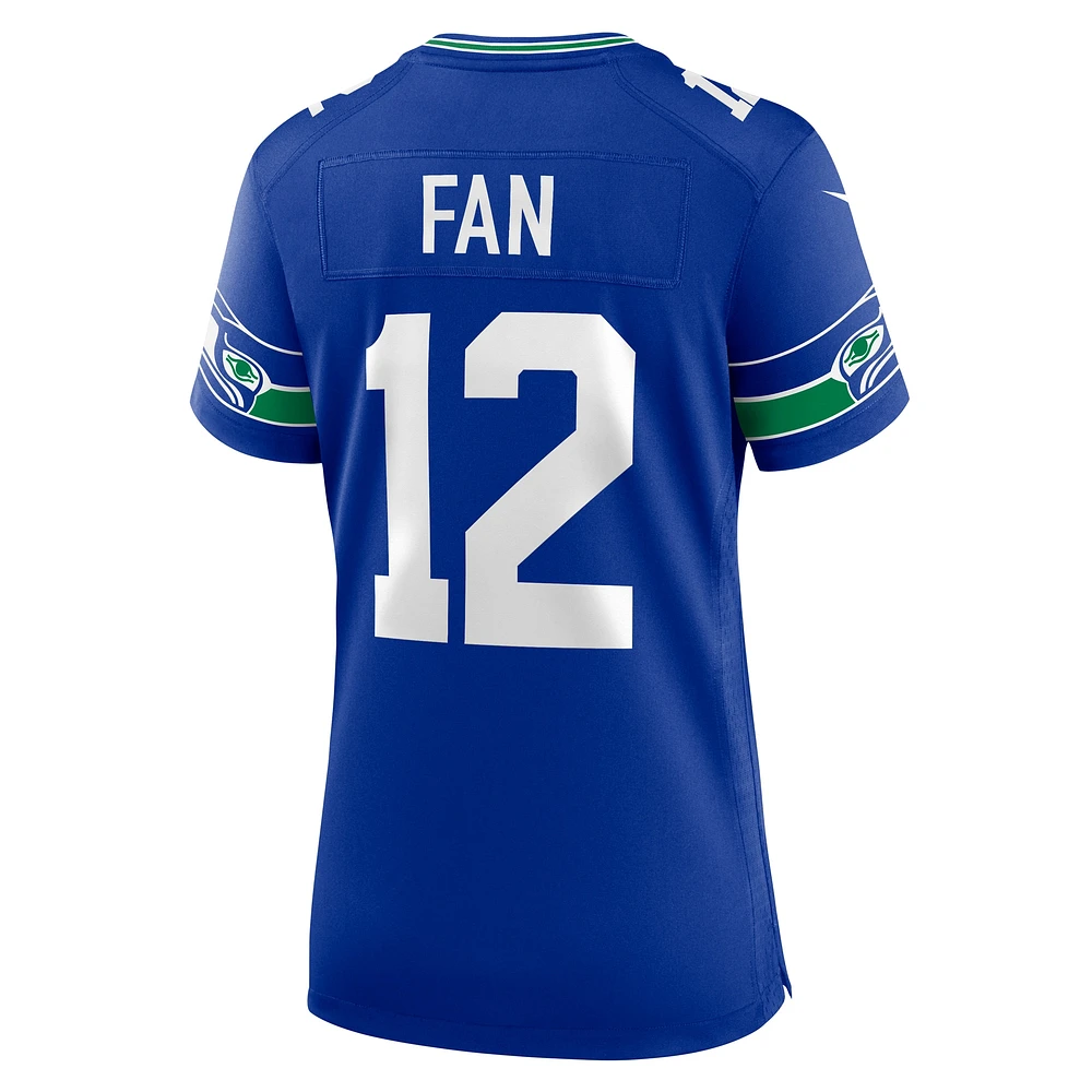 Women's Nike 12s Royal Seattle Seahawks Player Jersey