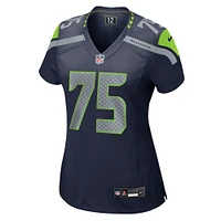 Women's Nike Anthony Bradford  College Navy Seattle Seahawks Team Game Jersey