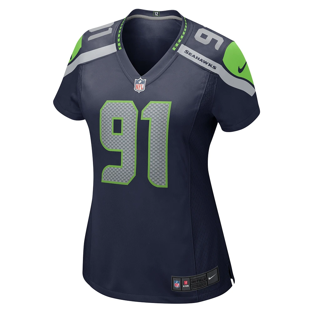 Women's Nike Bryan Mone College Navy Seattle Seahawks  Game Jersey