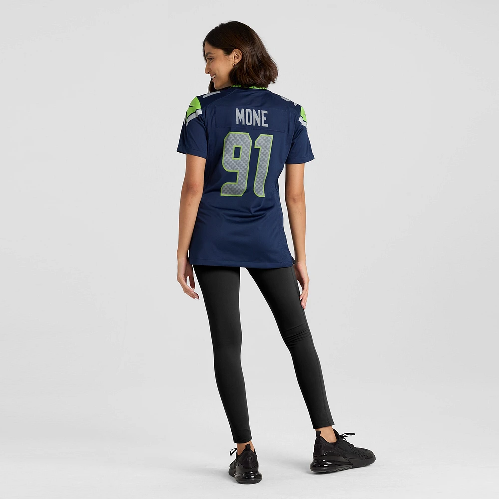 Women's Nike Bryan Mone College Navy Seattle Seahawks  Game Jersey