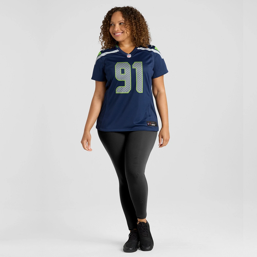 Women's Nike Bryan Mone College Navy Seattle Seahawks  Game Jersey