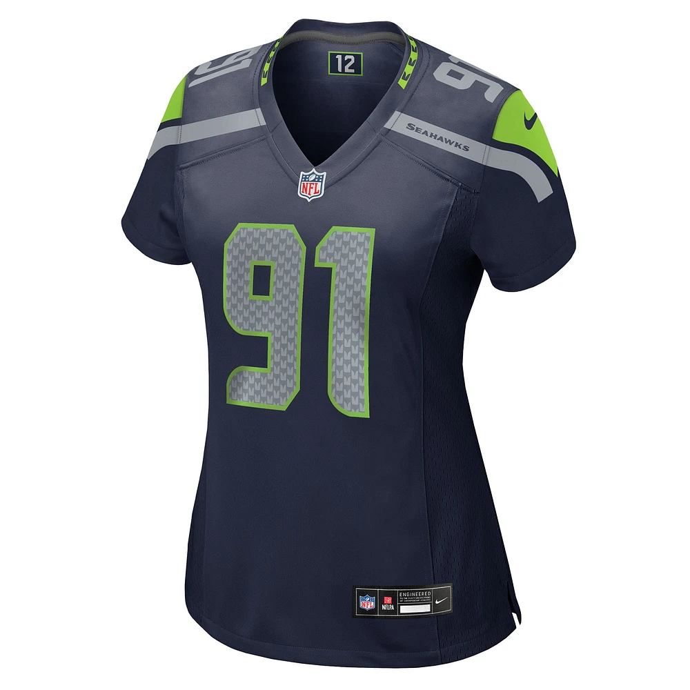 Women's Nike Byron Murphy II  College Navy Seattle Seahawks Team Game Jersey