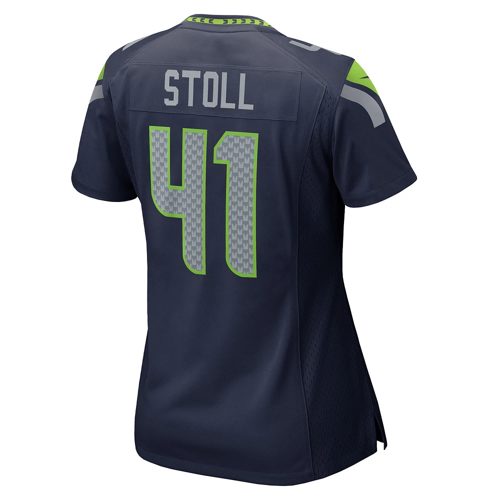 Women's Nike Chris Stoll  College Navy Seattle Seahawks Team Game Jersey