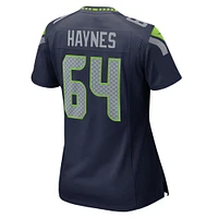 Women's Nike Christian Haynes  College Navy Seattle Seahawks Team Game Jersey