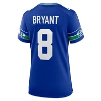 Women's Nike Coby Bryant Royal Seattle Seahawks Throwback Player Game Jersey