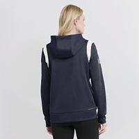 Women's Nike College Navy Seattle Seahawks Athletic Stack Performance - Pullover Hoodie