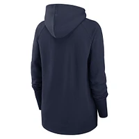 Women's Nike College Navy Seattle Seahawks Primetime Raglan Sleeve Full-Zip Hoodie