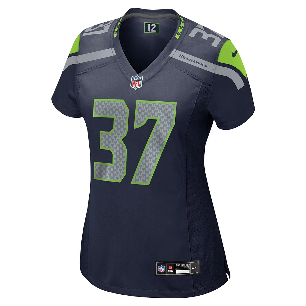 Women's Nike Damarion Williams  Navy Seattle Seahawks Game Jersey