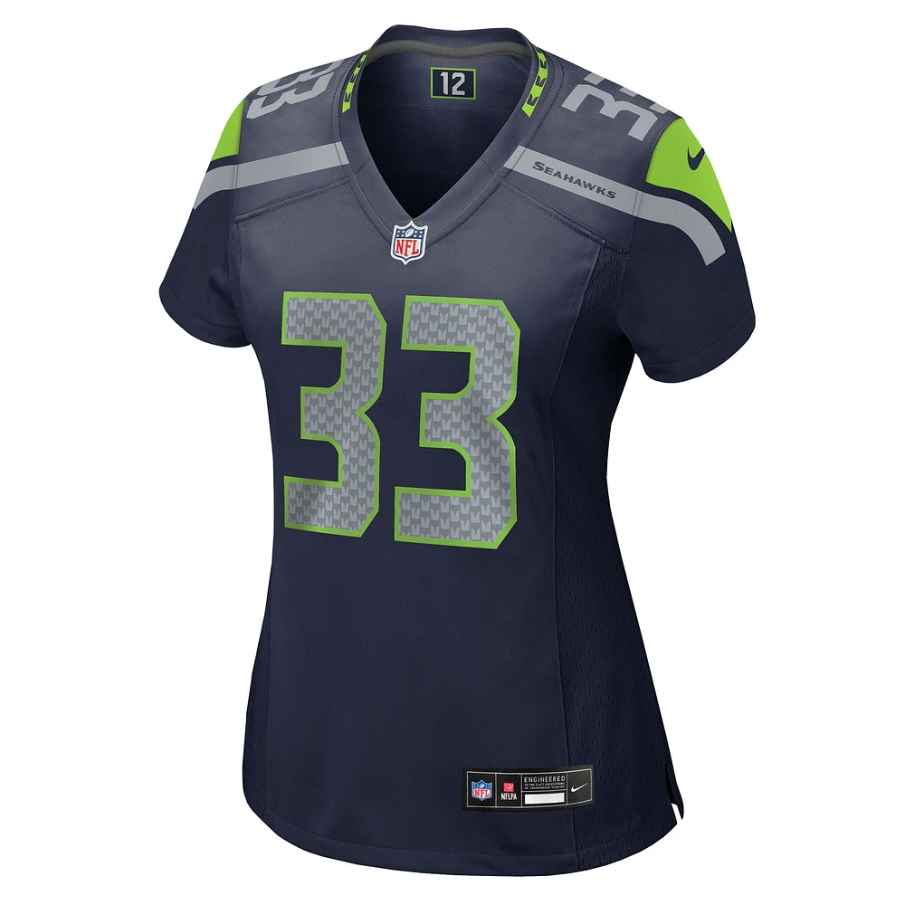 Women's Nike Dee Williams  College Navy Seattle Seahawks Team Game Jersey