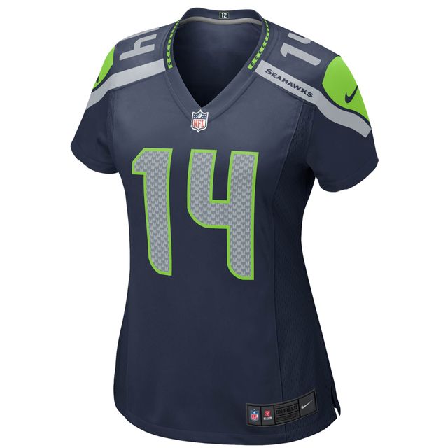 Maillot de joueur jeu Nike DK Metcalf College Navy Seattle Seahawks pour femme