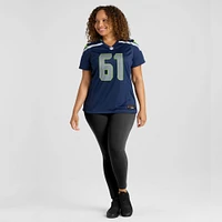 Women's Nike Jalen Sundell  College Navy Seattle Seahawks Team Game Jersey