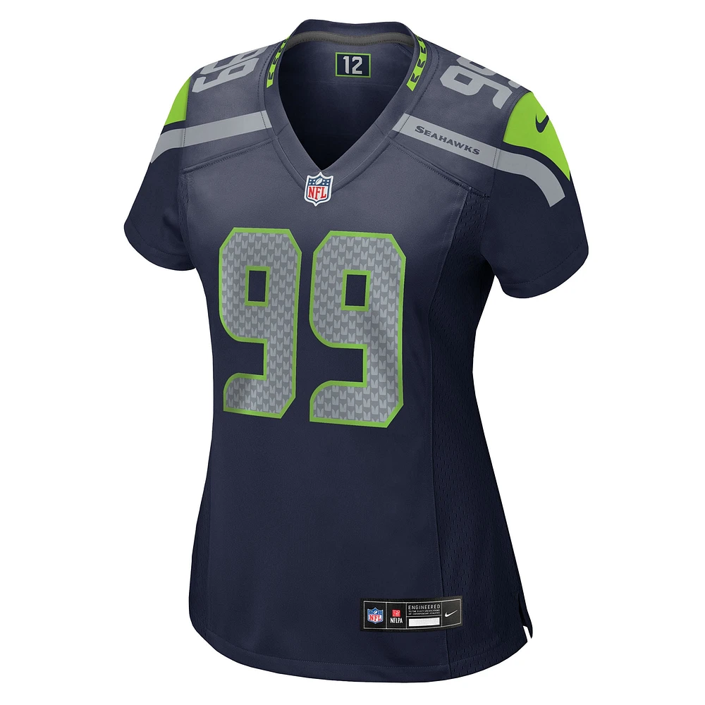 Women's Nike Leonard Williams  College Navy Seattle Seahawks Team Game Jersey