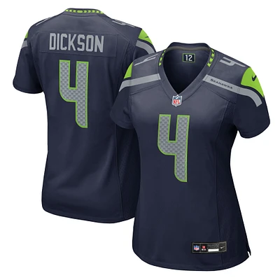 Maillot de match Nike Michael Dickson College Navy pour femme des Seattle Seahawks