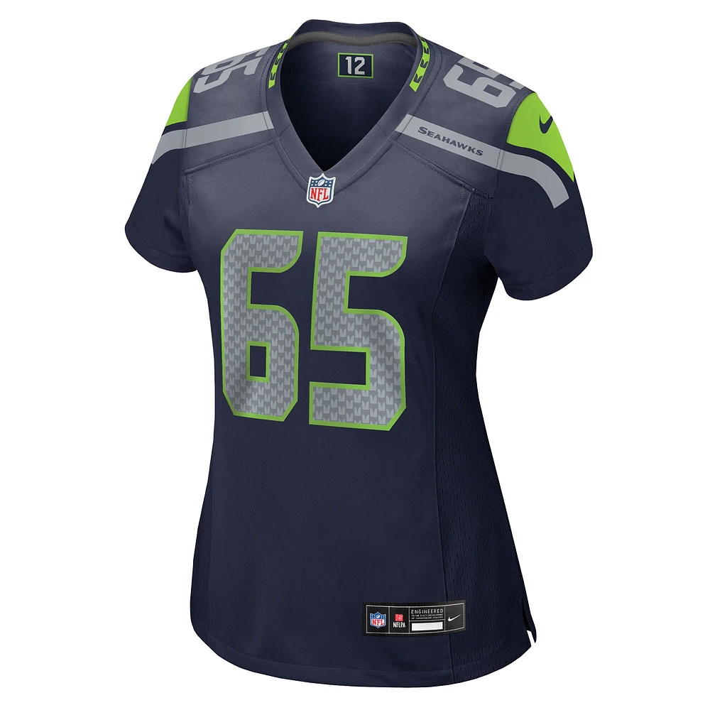 Women's Nike Michael Jerrell  College Navy Seattle Seahawks Team Game Jersey