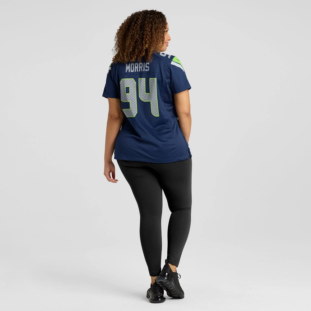 Women's Nike Mike Morris  College Navy Seattle Seahawks Team Game Jersey