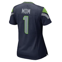 Women's Nike Number 1 Mom College Navy Seattle Seahawks Game Jersey
