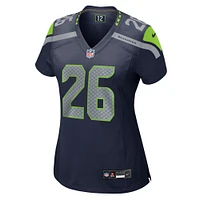 Women's Nike Zach Charbonnet  College Navy Seattle Seahawks Team Game Jersey