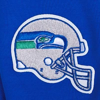 Women's Pro Standard Royal Seattle Seahawks Split Logo Full-Zip Hoodie