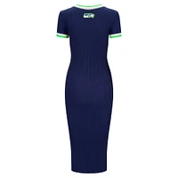 Women's STAUD  College Navy/Green Seattle Seahawks Colleen Dress