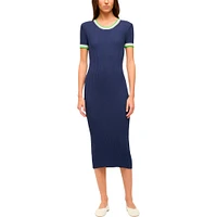 Women's STAUD  College Navy/Green Seattle Seahawks Colleen Dress