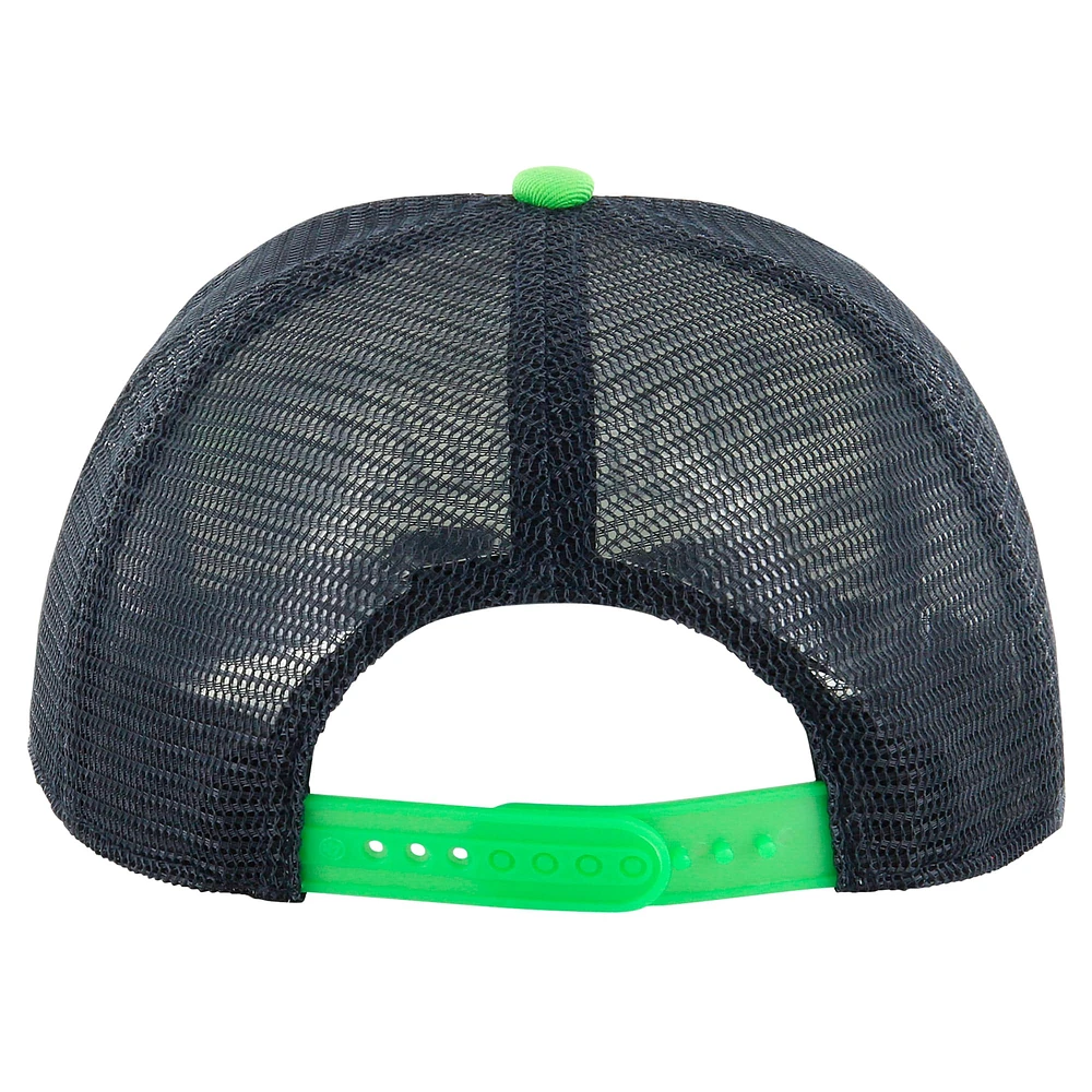 Youth '47  White/Neon Green Seattle Seahawks Trucker Adjustable Hat