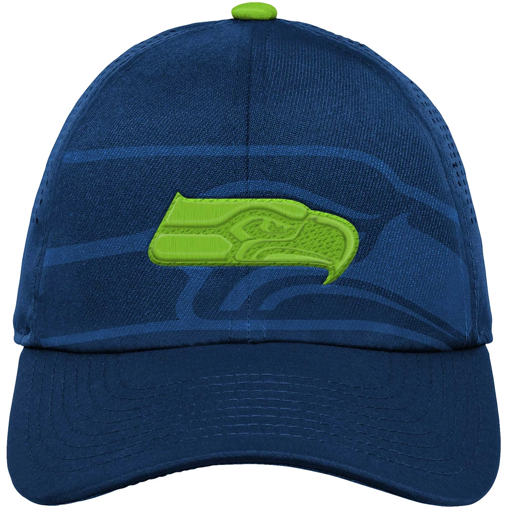 Youth College Navy Seattle Seahawks Tailgate Adjustable Hat