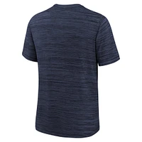 T-shirt Nike College Navy Seattle Seahawks Team Sideline Velocity Performance pour jeune