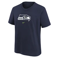 Youth Nike Navy Seattle Seahawks Logo T-Shirt