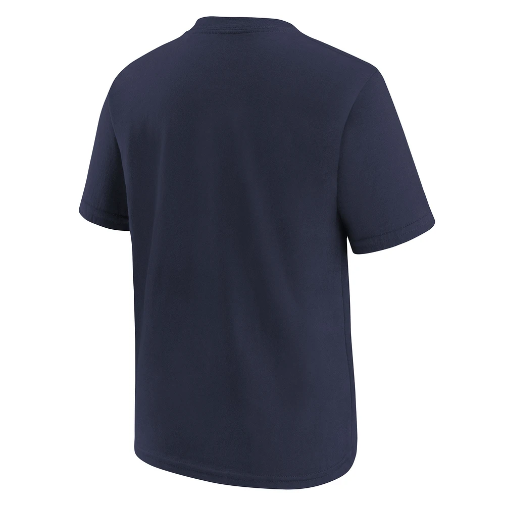 Youth Nike Navy Seattle Seahawks Logo T-Shirt