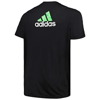 T-shirt adidas noir Seattle Sounders FC Local Pop AEROREADY pour hommes
