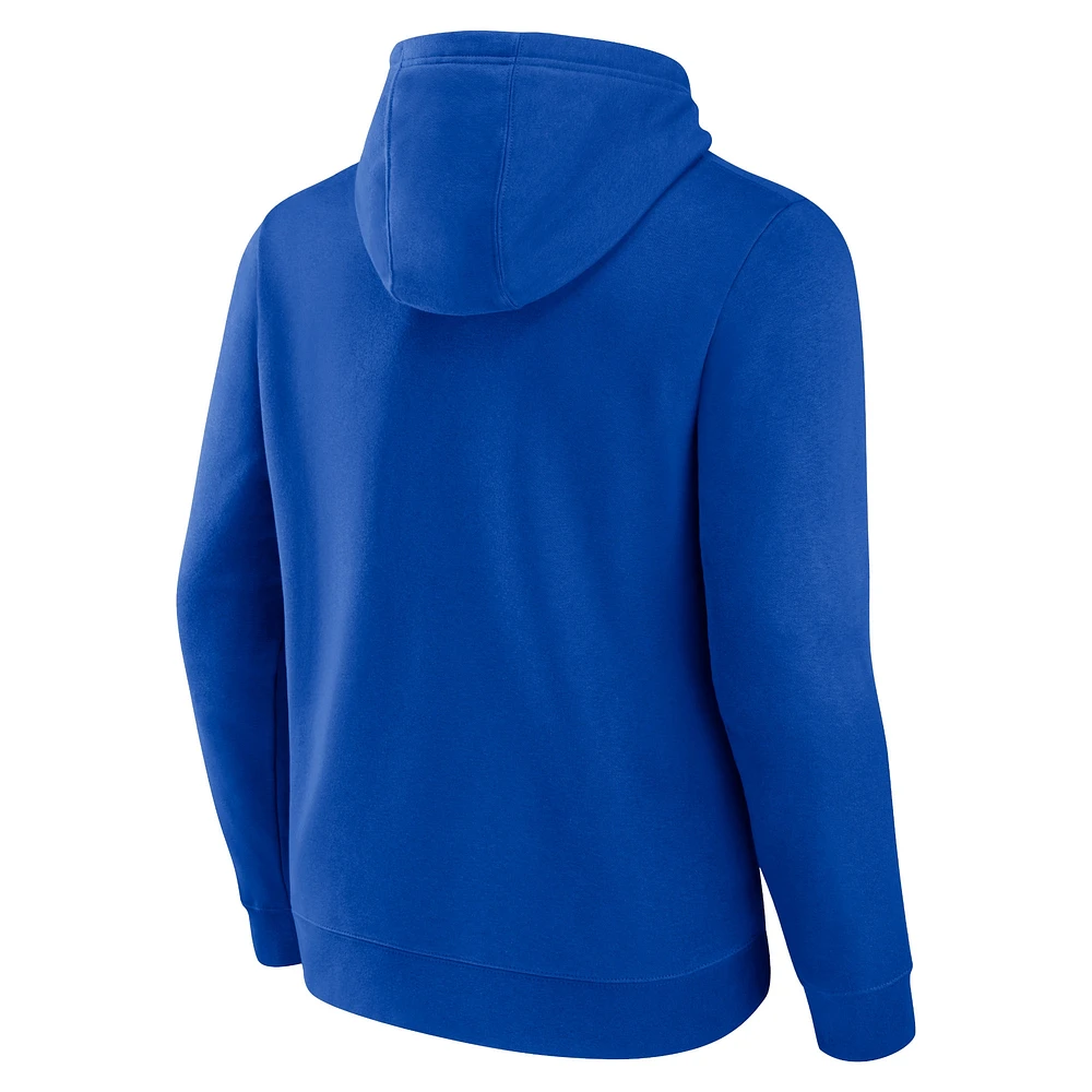 Men's Fanatics Blue Seattle Sounders FC Heart & Soul Pullover Hoodie
