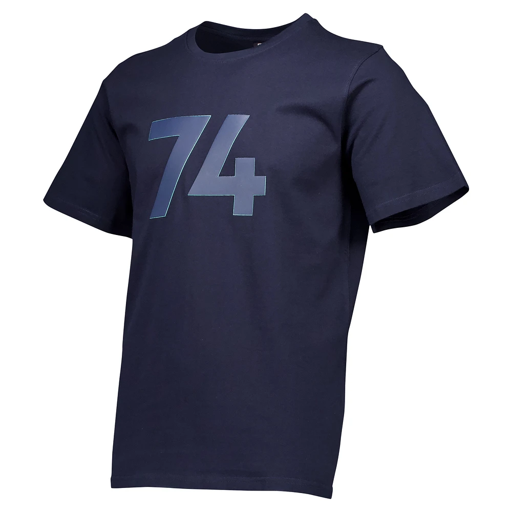 Men's Navy Seattle Sounders FC Multi-Layer Primary Logo Heavyweight Relaxed T-Shirt