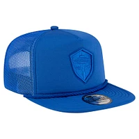 Men's New Era Blue Seattle Sounders FC Tone Golfer Snapback Hat