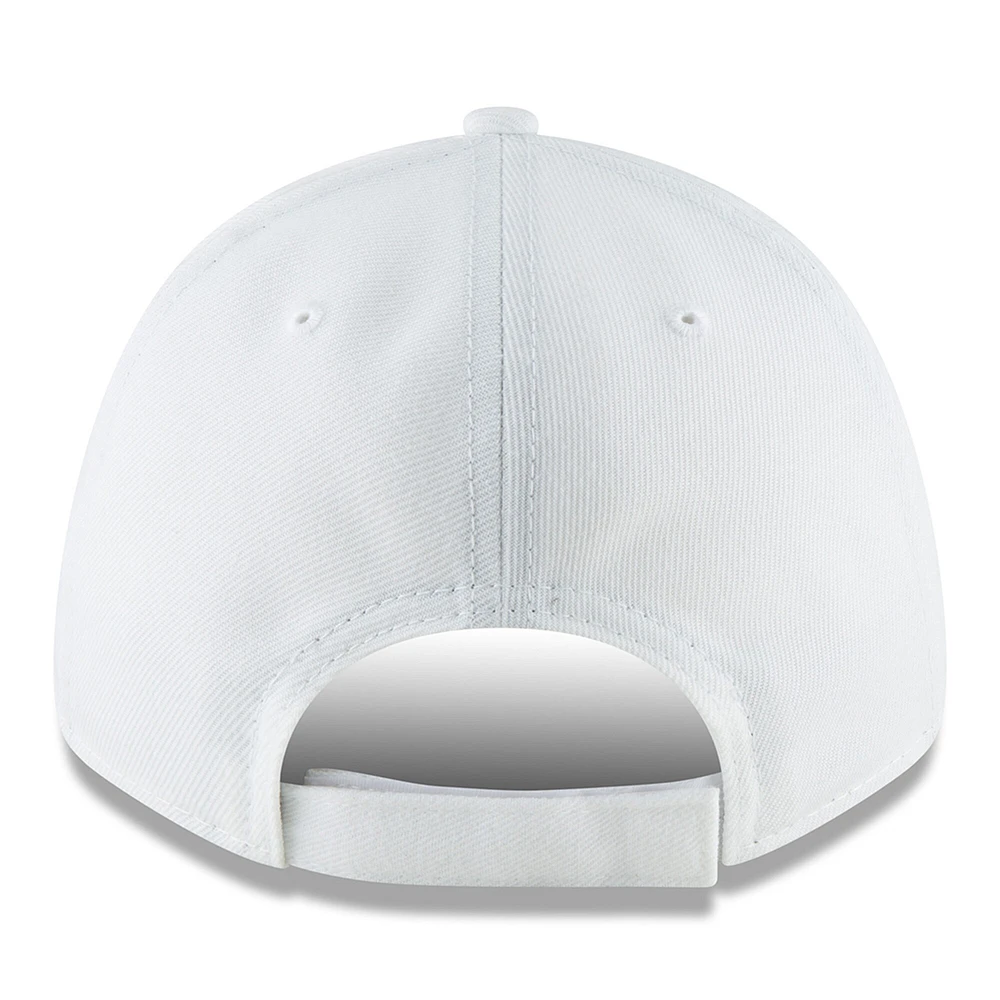 Men's New Era  White Seattle Sounders FC  Primary Logo 9FORTY Adjustable Hat