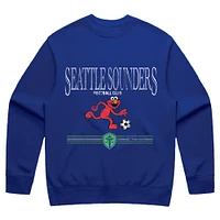 Sweat-shirt unisexe Peace Collective x Sesame Street bleu marine Seattle Sounders FC