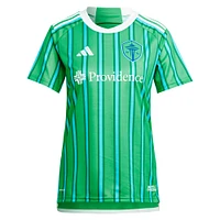 Women's adidas Cristian Roldan Green Seattle Sounders FC 2024 The Anniversary Kit Replica Player Jersey