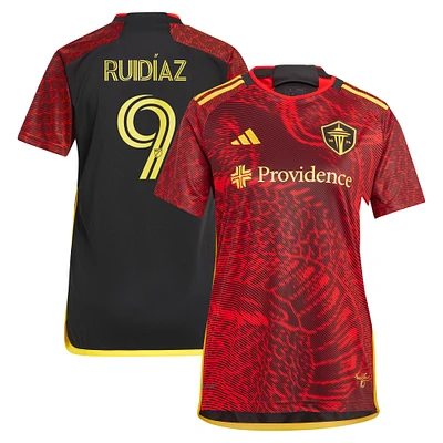 Maillot de joueur réplique Raul Ruidiaz Seattle Sounders FC 2024 The Bruce Lee Kit pour femme adidas rouge
