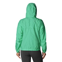 Women's Columbia Rave Green Seattle Sounders FC Flash Challenger Omni-Shade Full-Zip Windbreaker