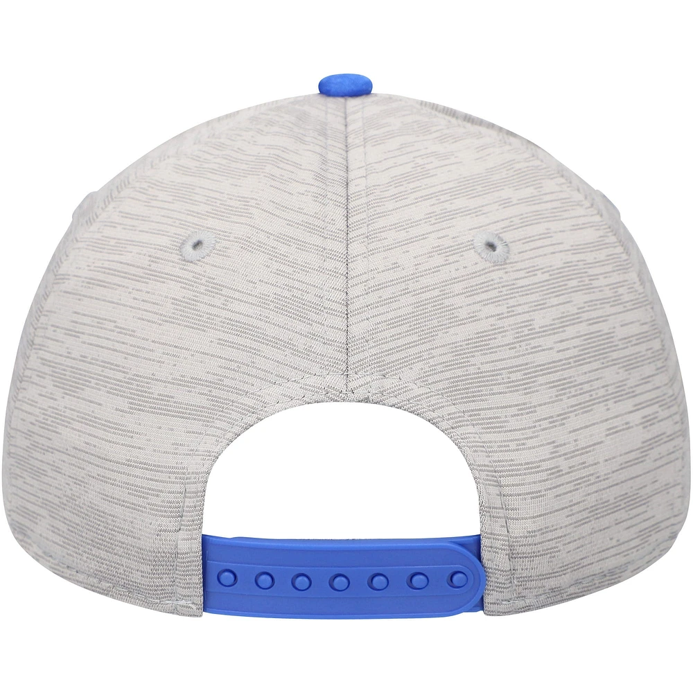 Youth New Era Gray/Blue Seattle Sounders FC Active 9FORTY Adjustable Hat
