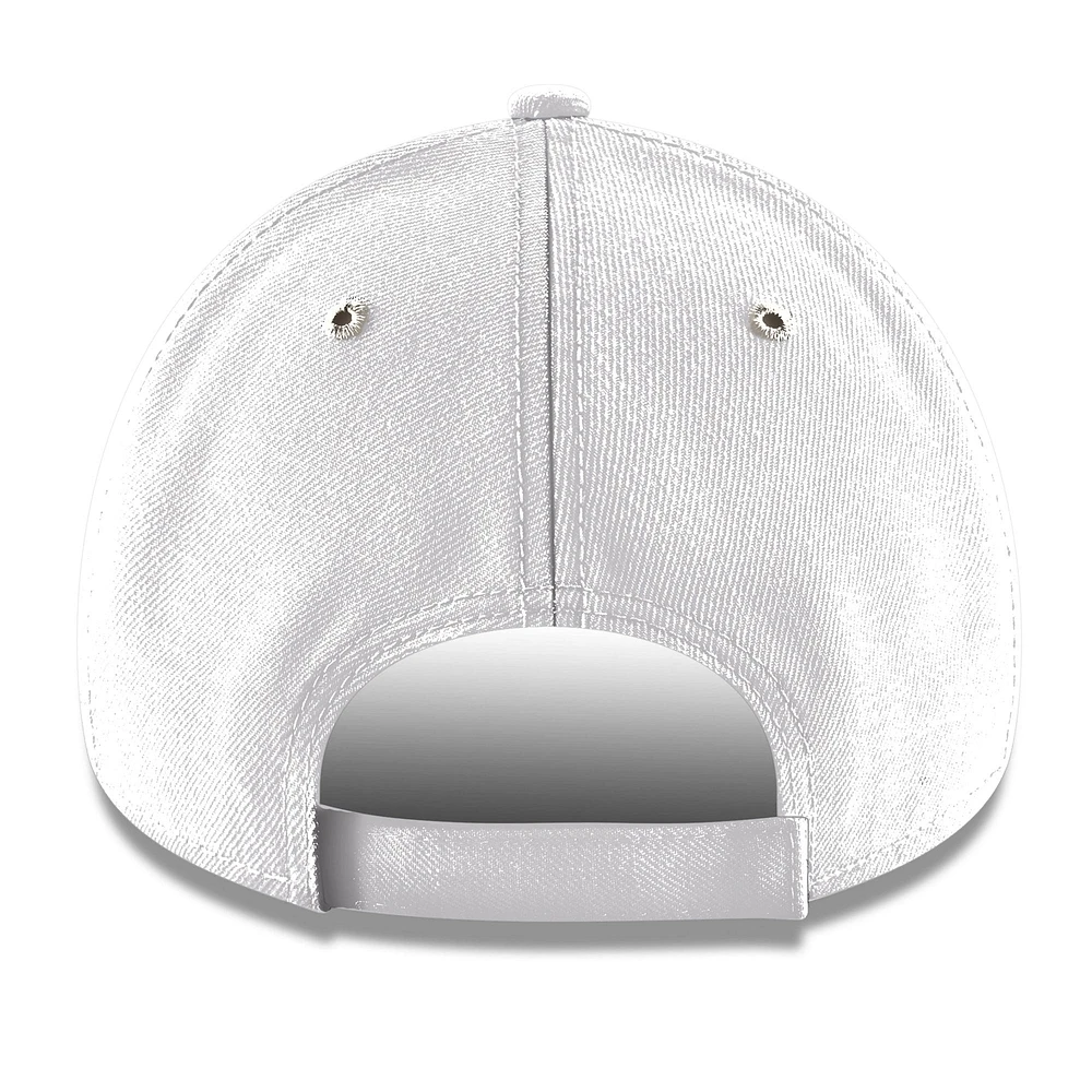 Men's New Era  White Seattle Storm Primary Logo 9FORTY Adjustable Hat