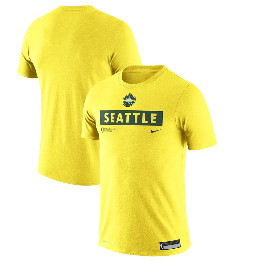 Nike T-shirt d'entraînement jaune Seattle Storm