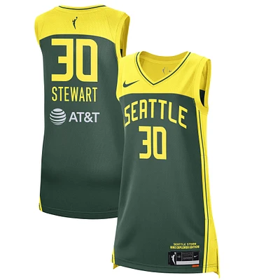 Unisex Nike Breanna Stewart Green Seattle Storm Explorer Edition Victory Jersey