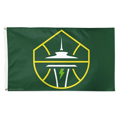 WinCraft Seattle Storm 3' x 5' Deluxe Flag
