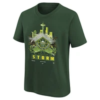 T-shirt Nike Hunter Green Seattle Storm pour jeunes avec contenu original Max90