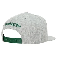 Men's Mitchell & Ness Heather Gray Seattle SuperSonics Hardwood Classics 2.0 Snapback Hat