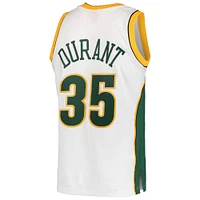 Men's Mitchell & Ness Kevin Durant White Seattle SuperSonics Hardwood Classics Swingman Jersey