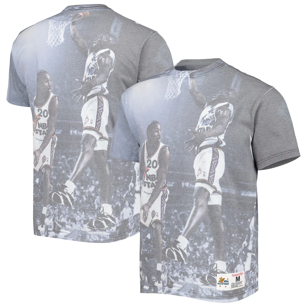 T-shirt graphique Mitchell & Ness Seattle SuperSonics Above the Rim pour homme