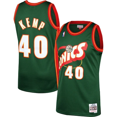 Maillot Swingman Mitchell & Ness Shawn Kemp Seattle SuperSonics 1995/96 Hardwood Classics pour hommes, vert