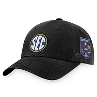 Men's Top of the World  Black SEC Banner Adjustable Hat