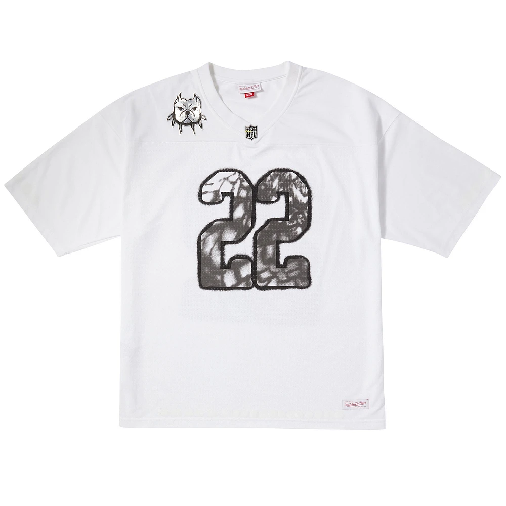 Men's Mitchell & Ness White ÑFL Por La Cultura x CHITO Limited Edition Jersey